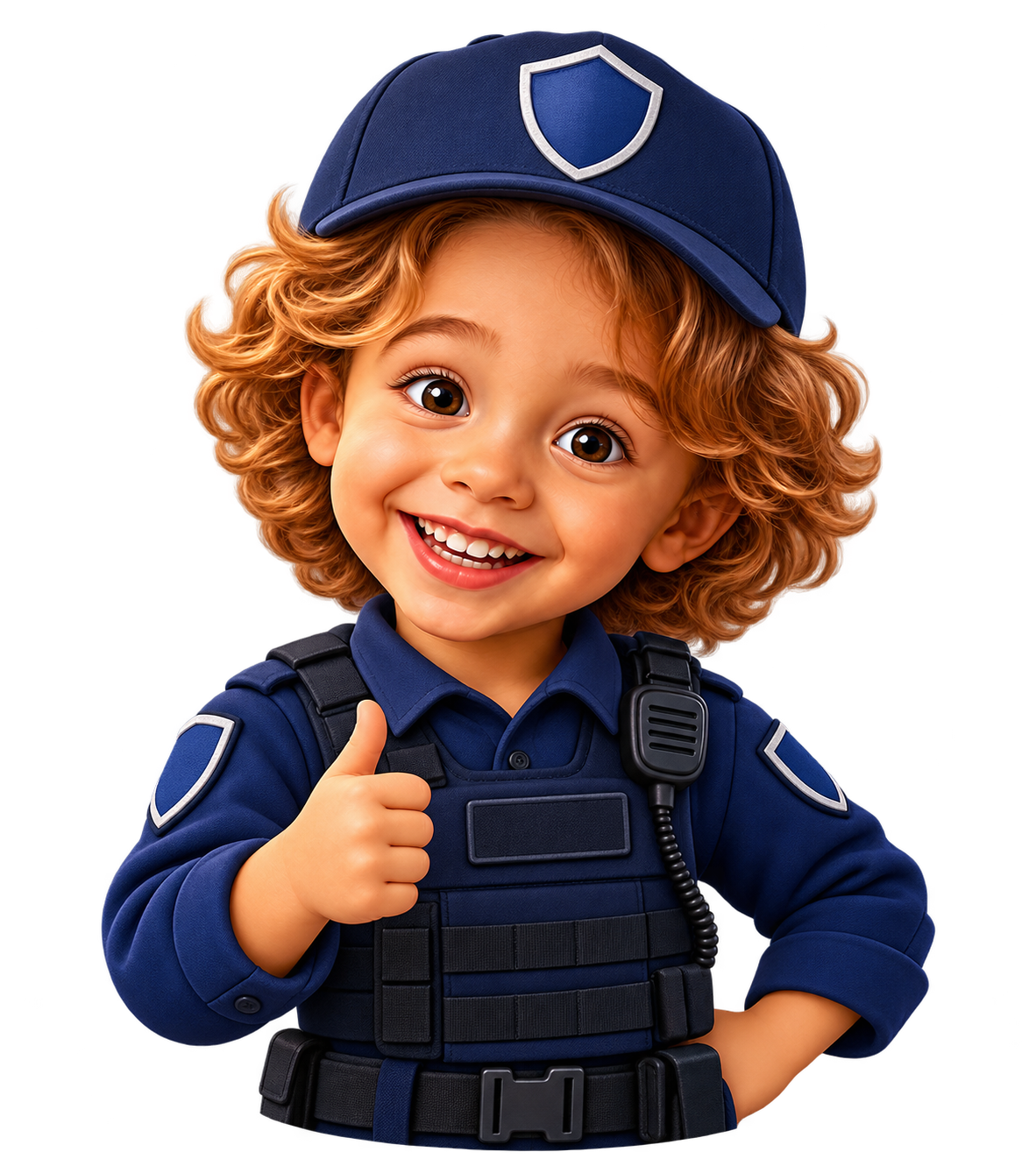 Mascote Tutu policial